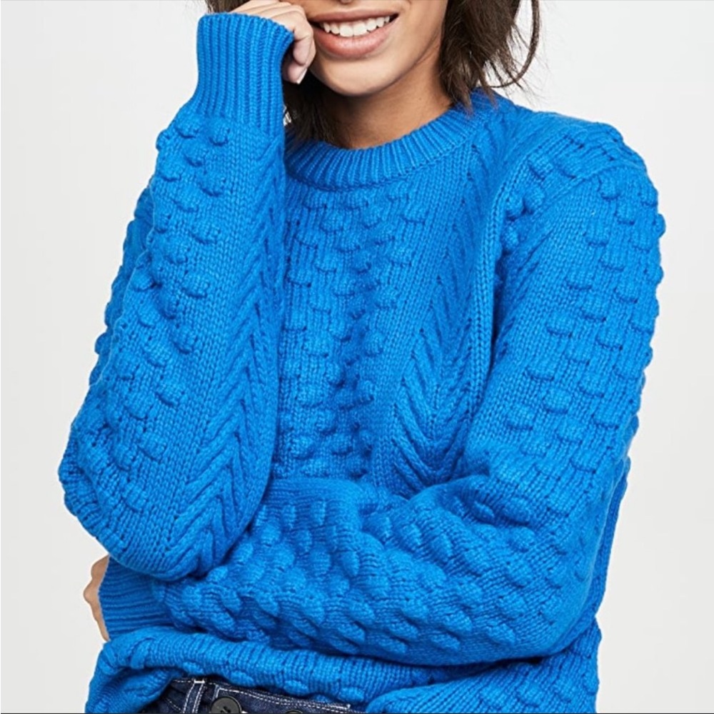 Tory Burch Sport Chunky Merino Cable Knit Sweater